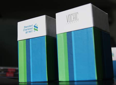 丹麥沃奇為渣打銀行量身推出商務(wù)禮品